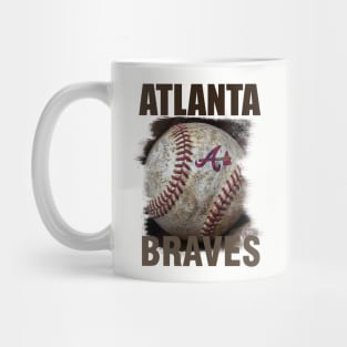 atlanta braves ball Mug